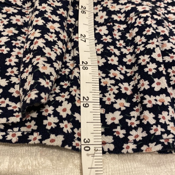 Abercrombie & Fitch Ditsy Floral Linen Real Wrap Dress - Picture 8 of 12